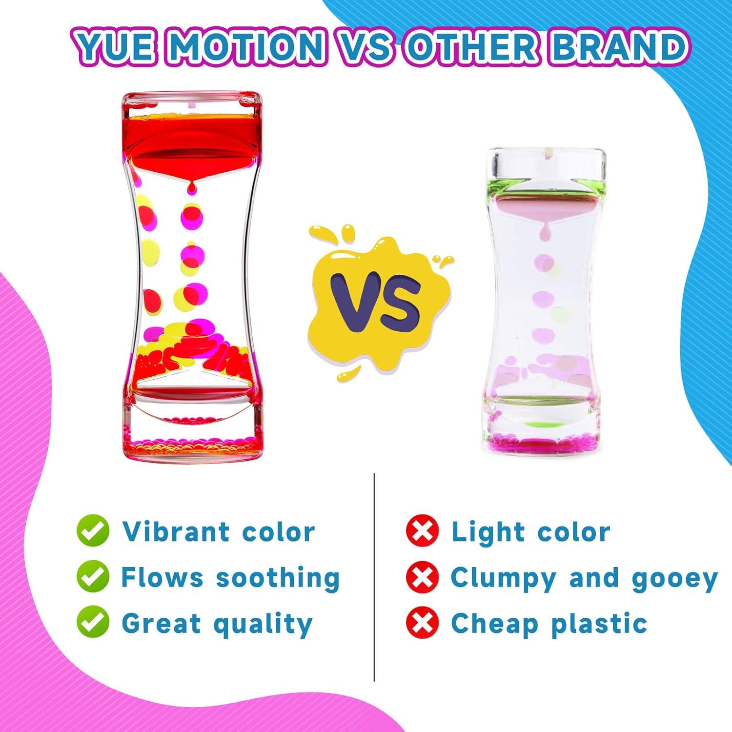 Tubo Sensorial Antiestrés YUE MOTION - Juguete Visual 14.1 cm