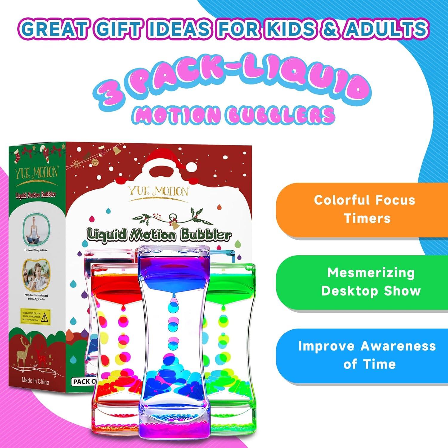 Tubo Sensorial Antiestrés YUE MOTION - Juguete Visual 14.1 cm