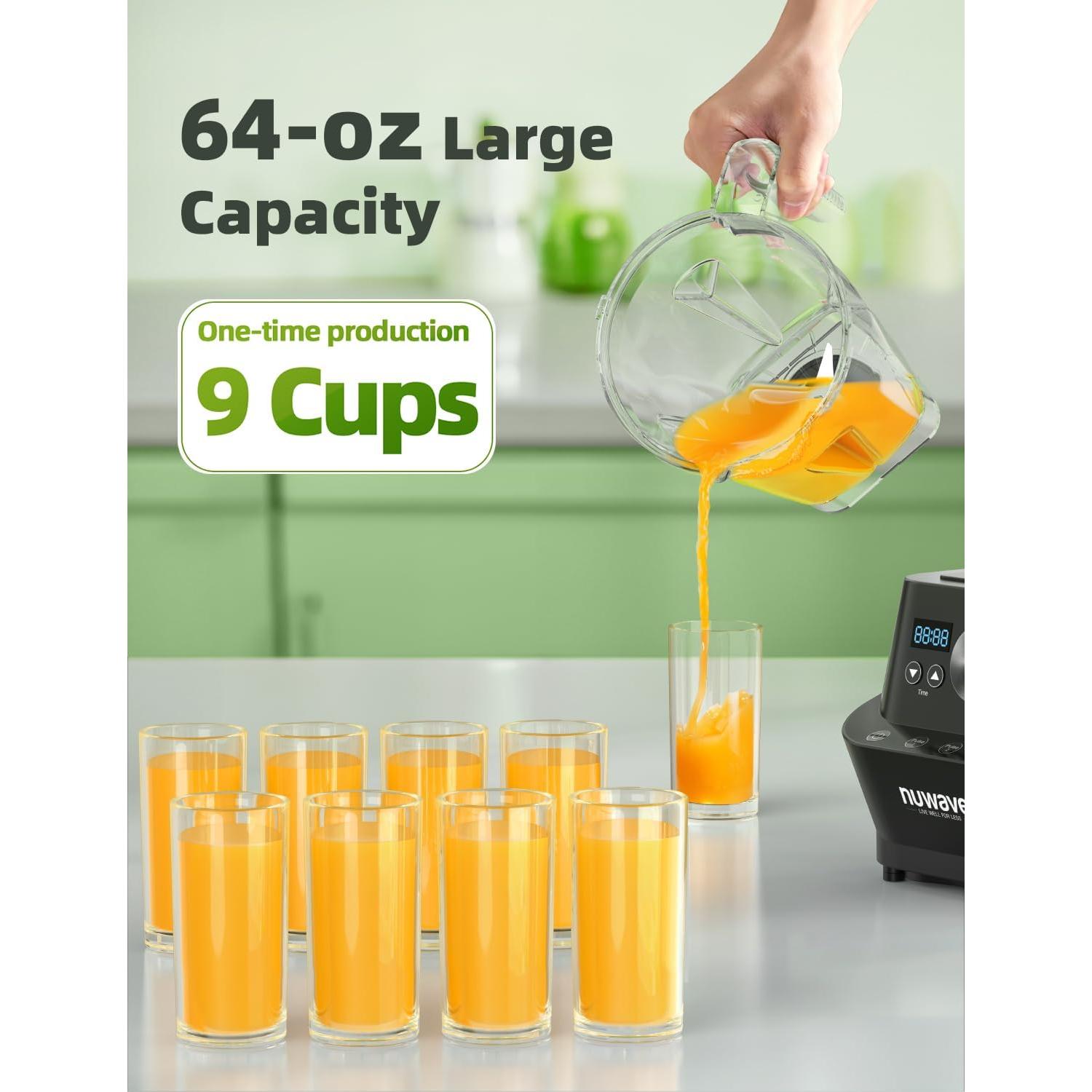 Mezclador Nuwave Infinity 2.5HP 64oz Autolimpiante NSF