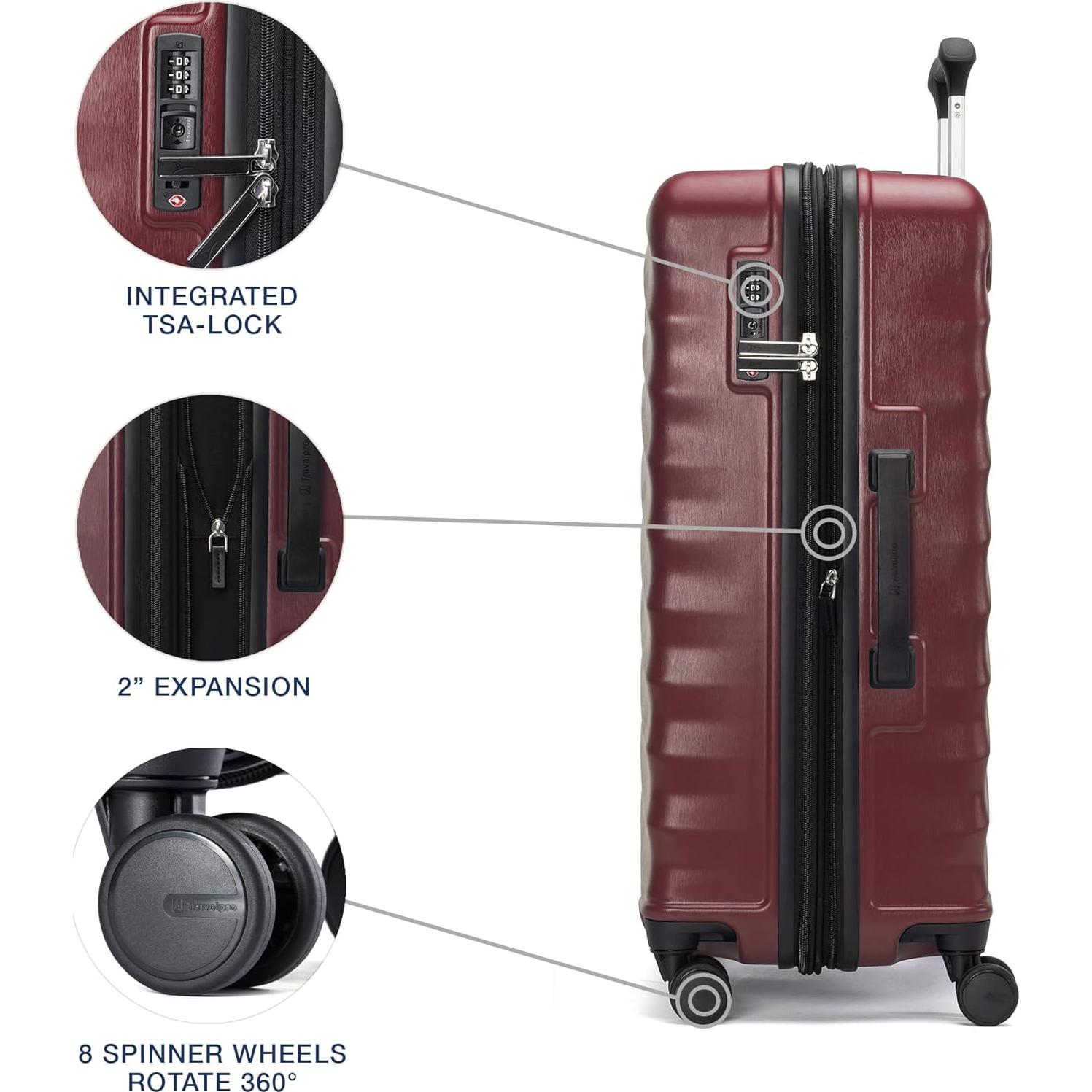 Juego de 2 Maletas Duras Expandibles Travelpro Maxlite Air V2