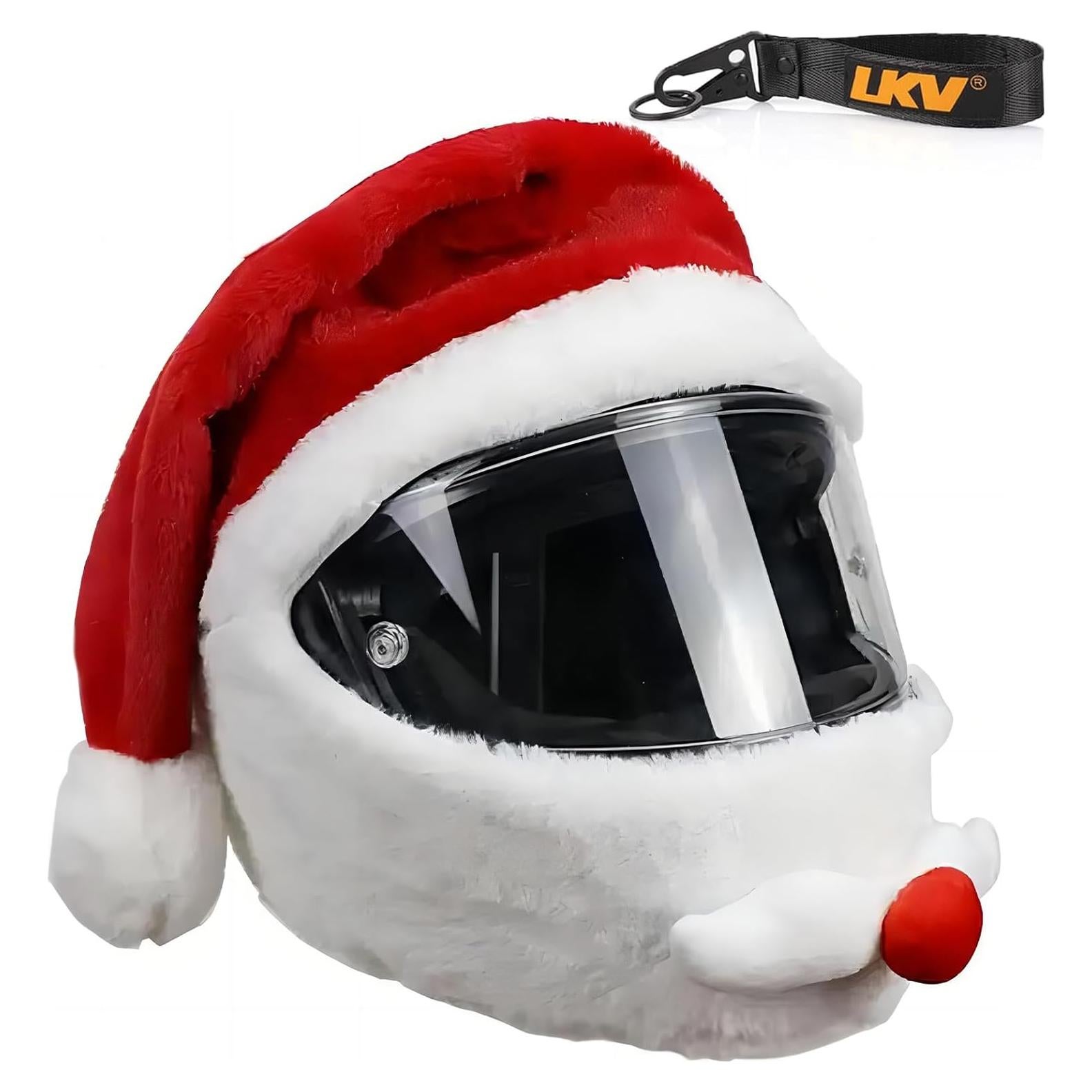 Cubierta de Casco de Motocicleta LKV Santa Navidad Unisex