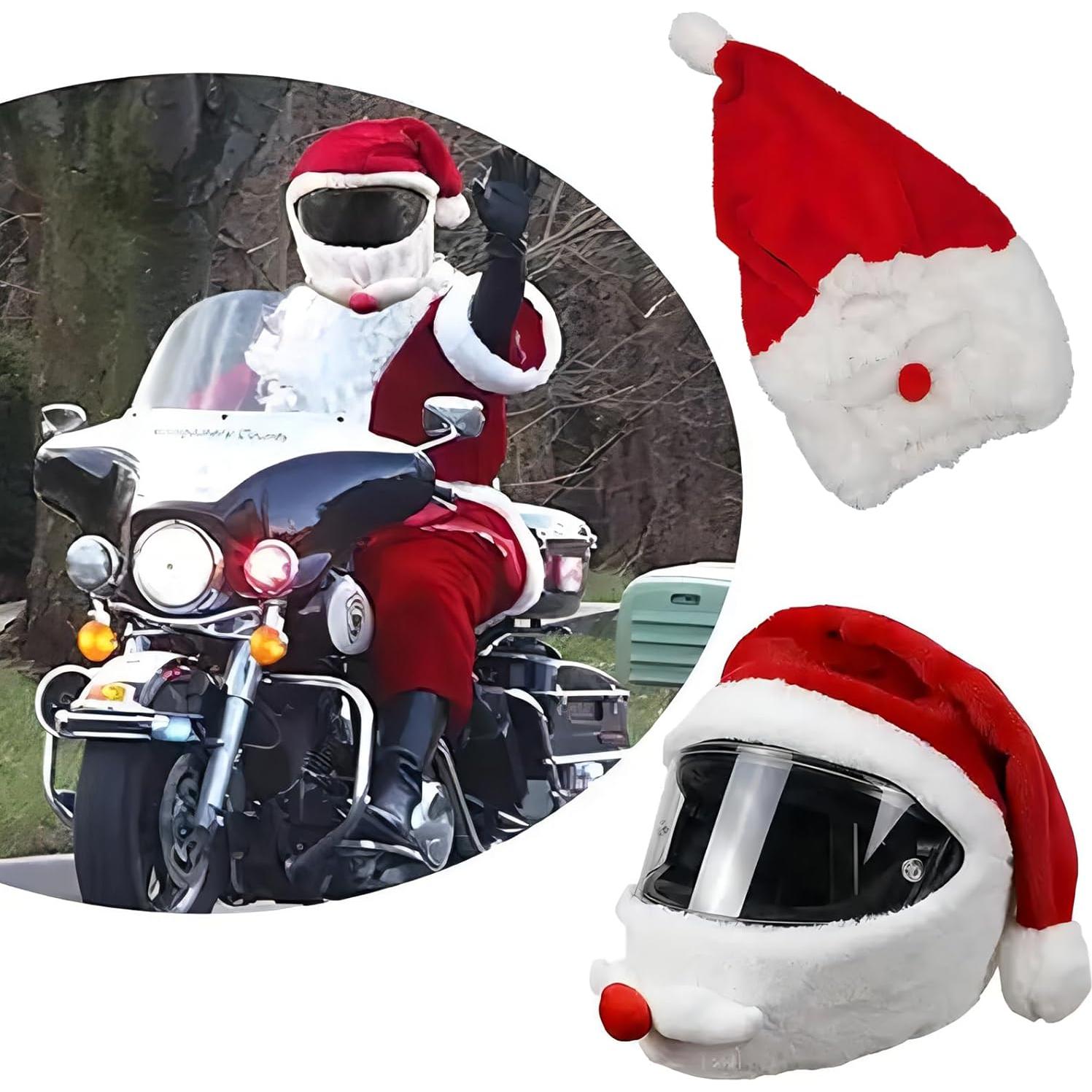 Cubierta de Casco de Motocicleta LKV Santa Navidad Unisex