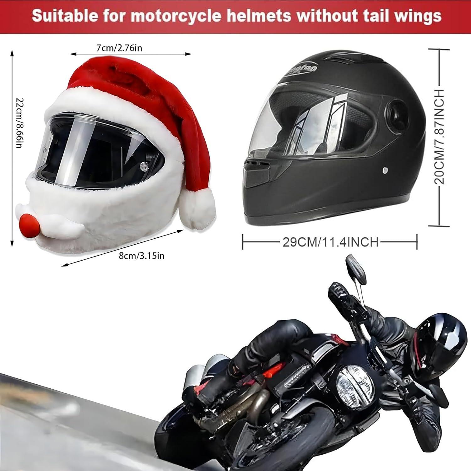 Cubierta de Casco de Motocicleta LKV Santa Navidad Unisex