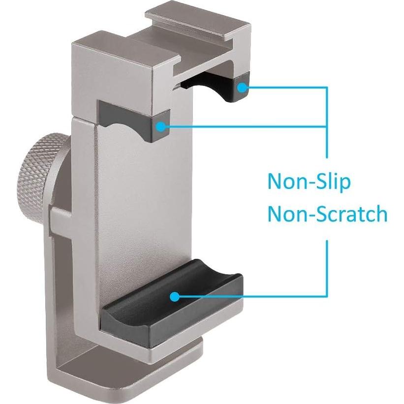 Adaptador de Montaje para Teléfonos Móviles ANNSM TPC10 Aluminio