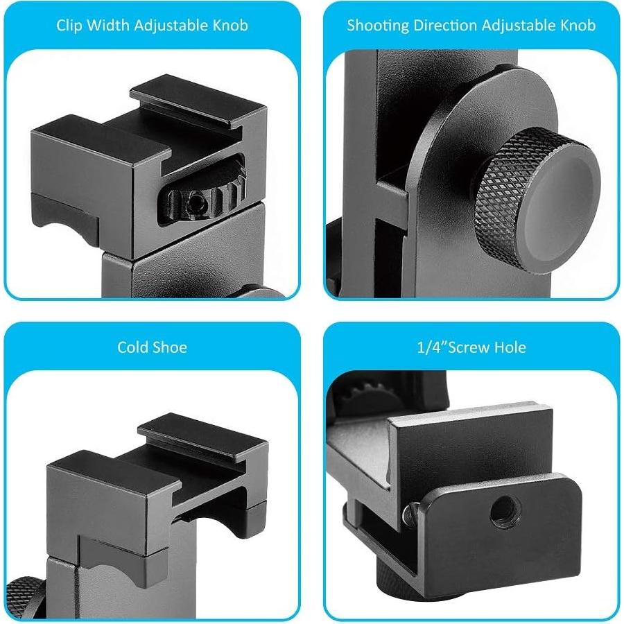 Adaptador de Montaje para Teléfonos Móviles ANNSM TPC10 Aluminio