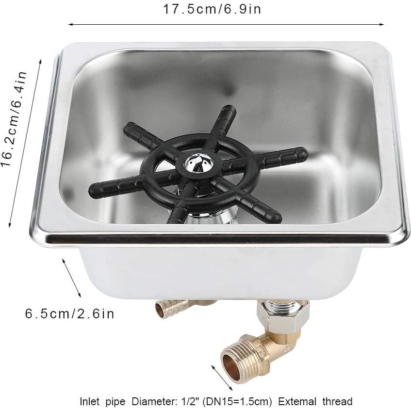 Rociador Automático de Acero Inoxidable Hongzer para Fregadero