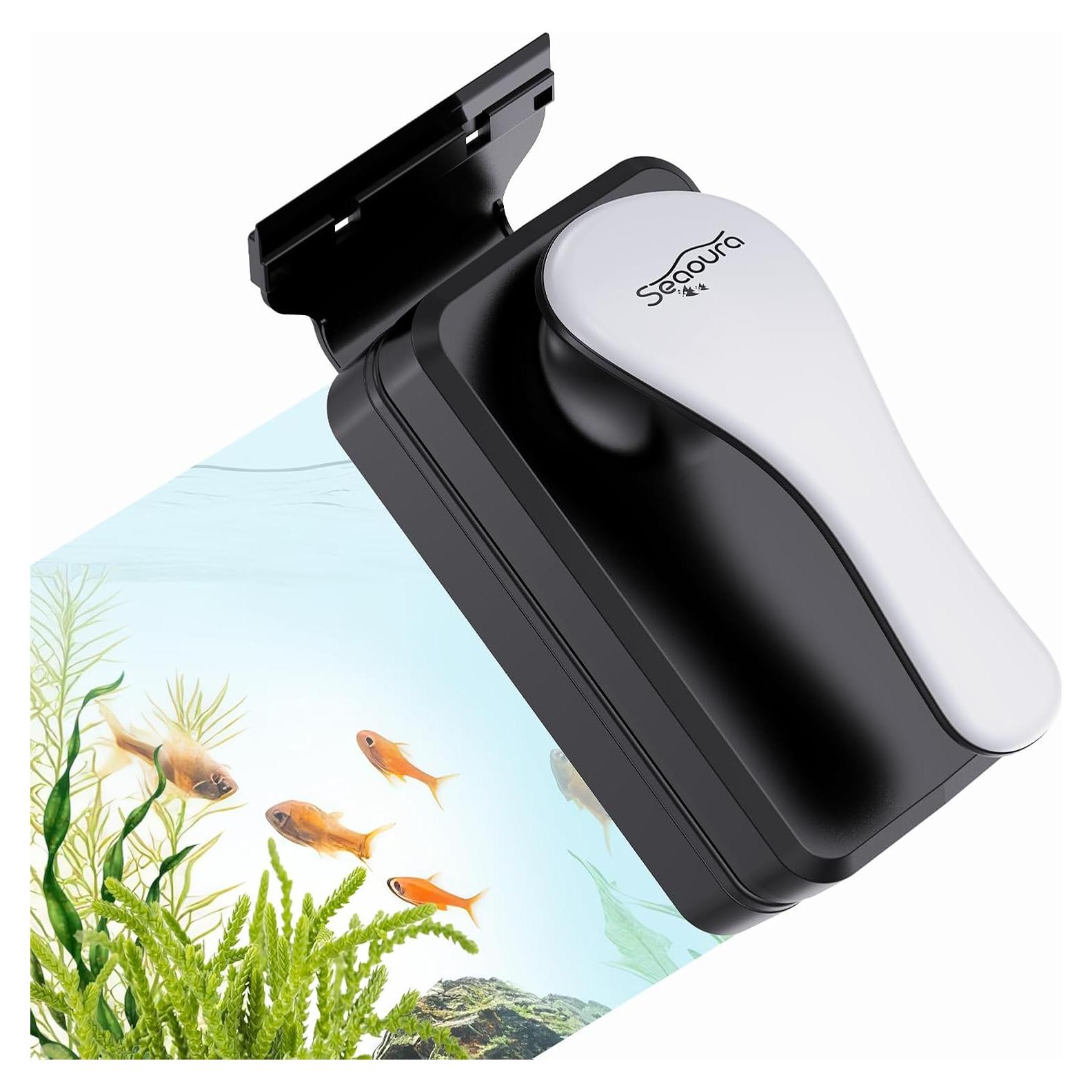 Limpiador Magnético de Vidrio para Acuario SEAOURA M 12mm