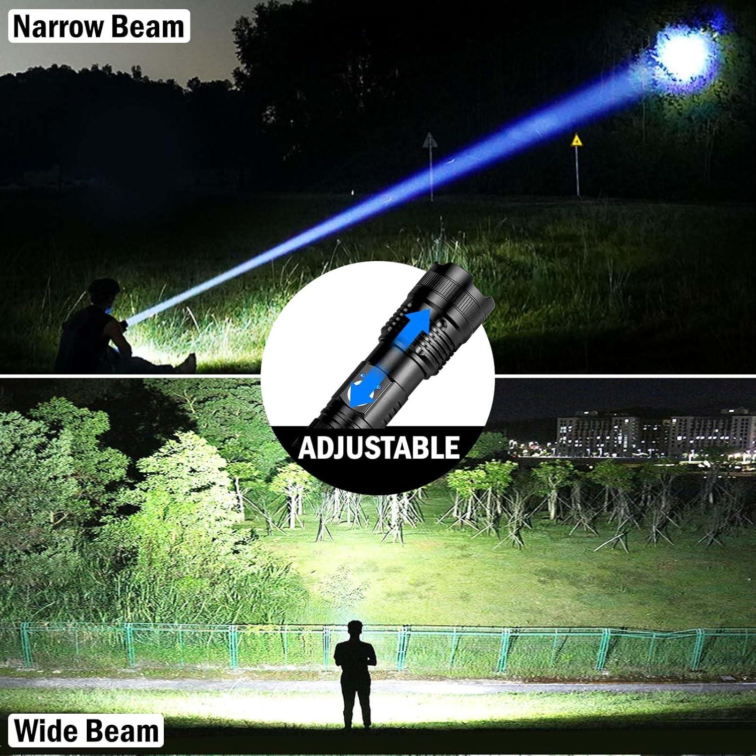 Linternas Recargables Lylting M082 99,000 Lúmenes 4 Piezas