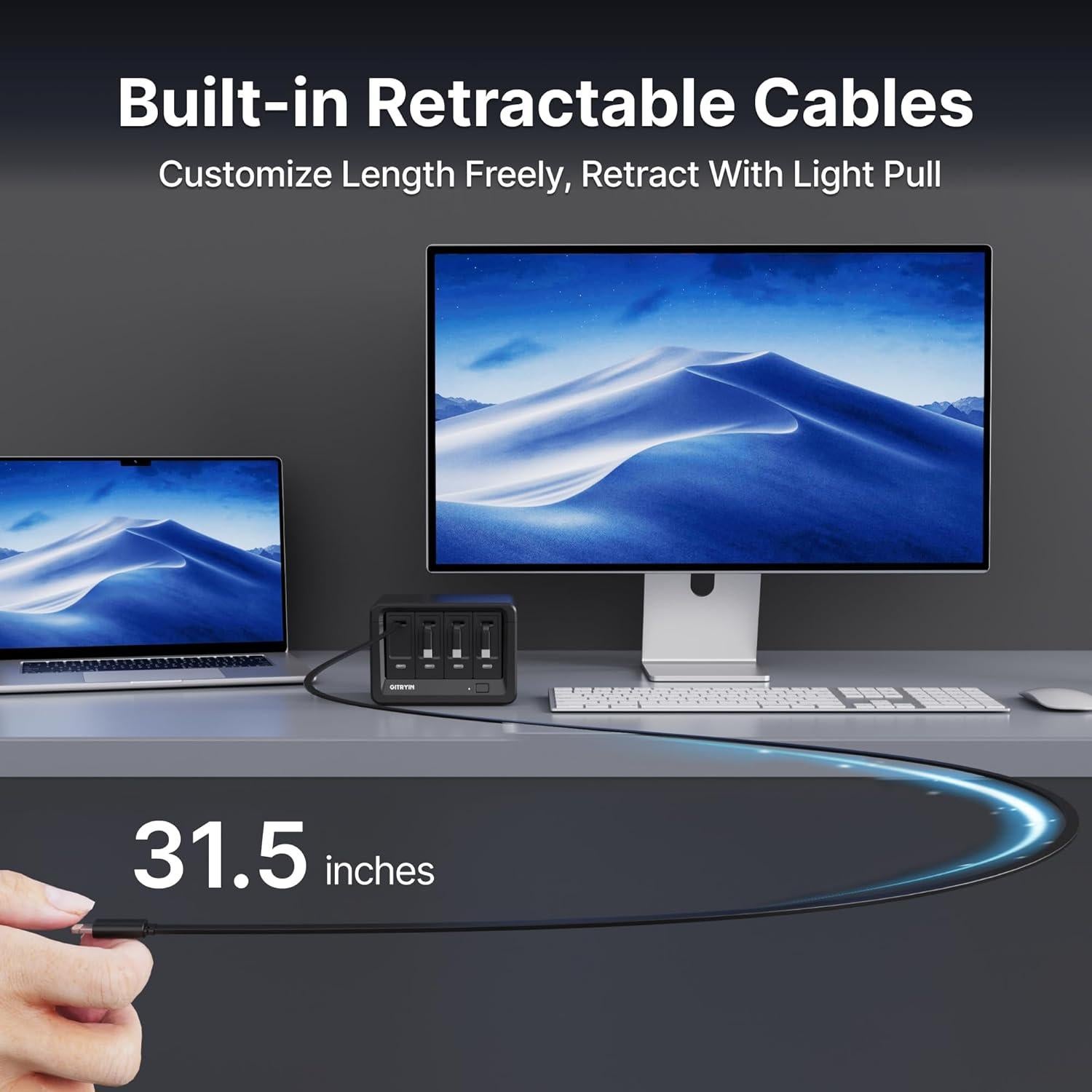 Banco de Energía 10000mAh Gitryin Type-C 12 en 1 Carga Rápida