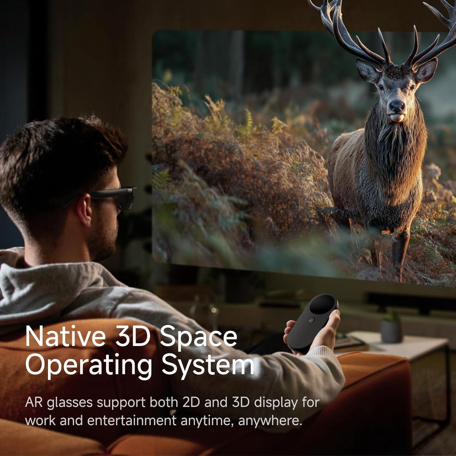 INAIR Pod Gafas AR + Ratón 3DoF para Entretenimiento y Trabajo