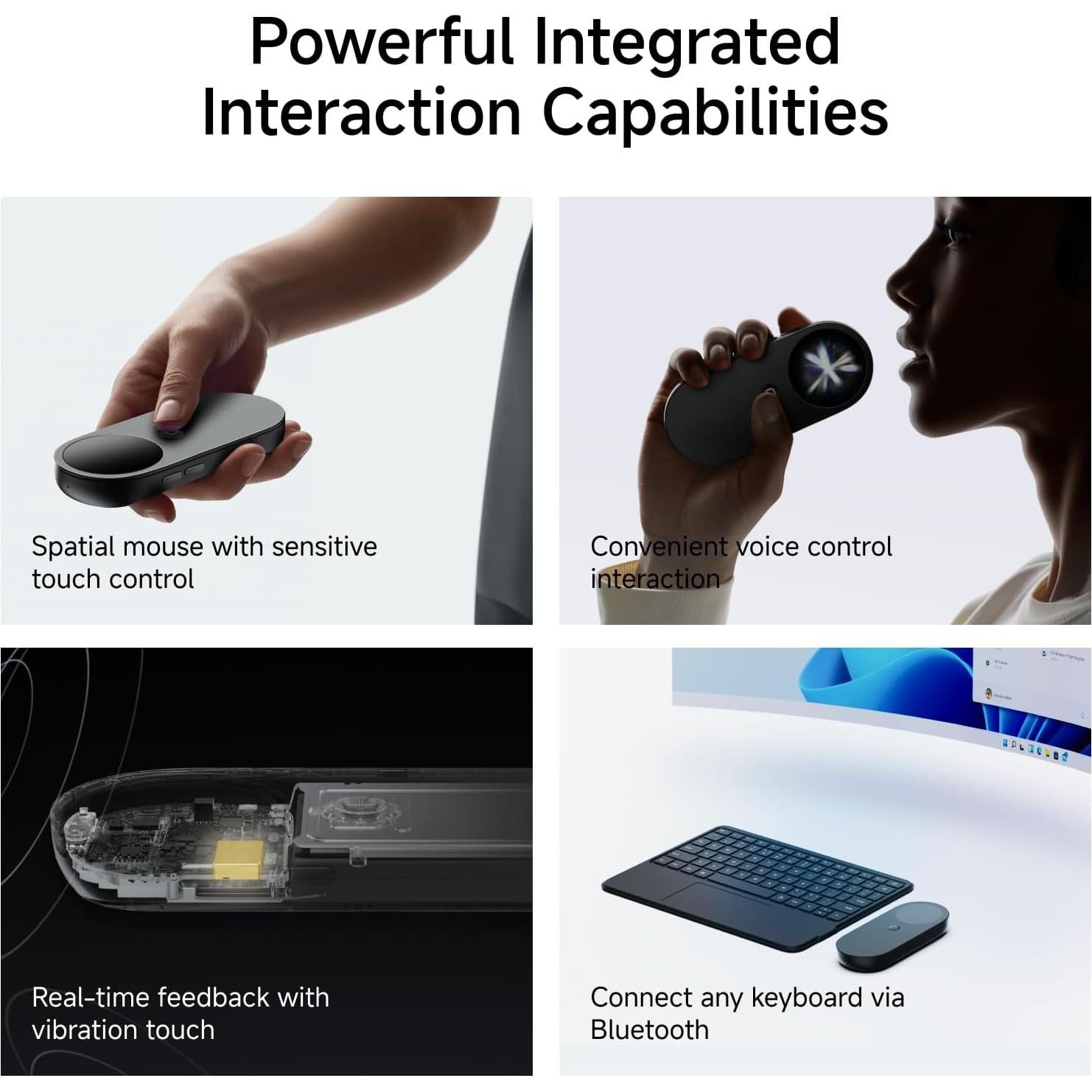 INAIR Pod Gafas AR + Ratón 3DoF para Entretenimiento y Trabajo