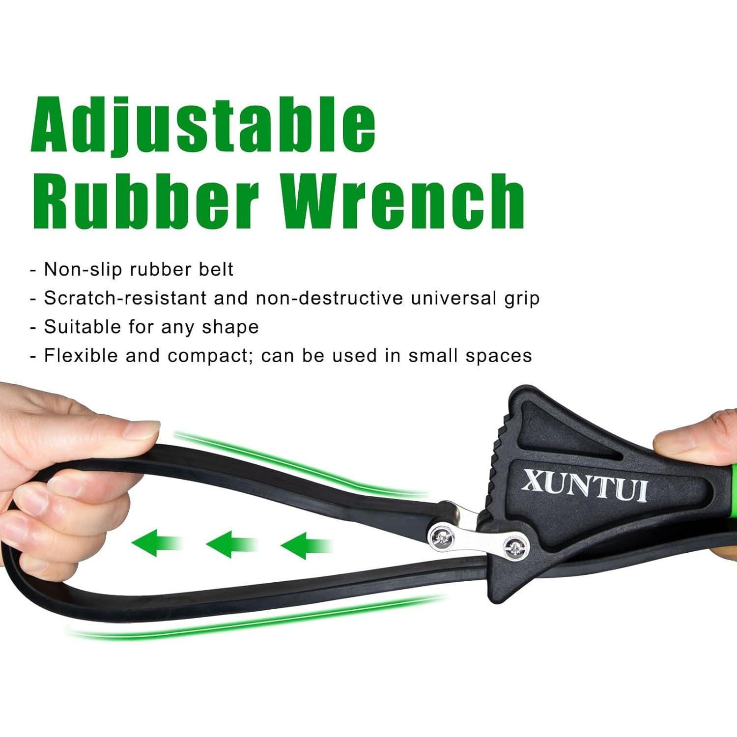 Juego de Llaves de Correa XUNTUI 2 Tamaños 10.16 cm y 15.24 cm