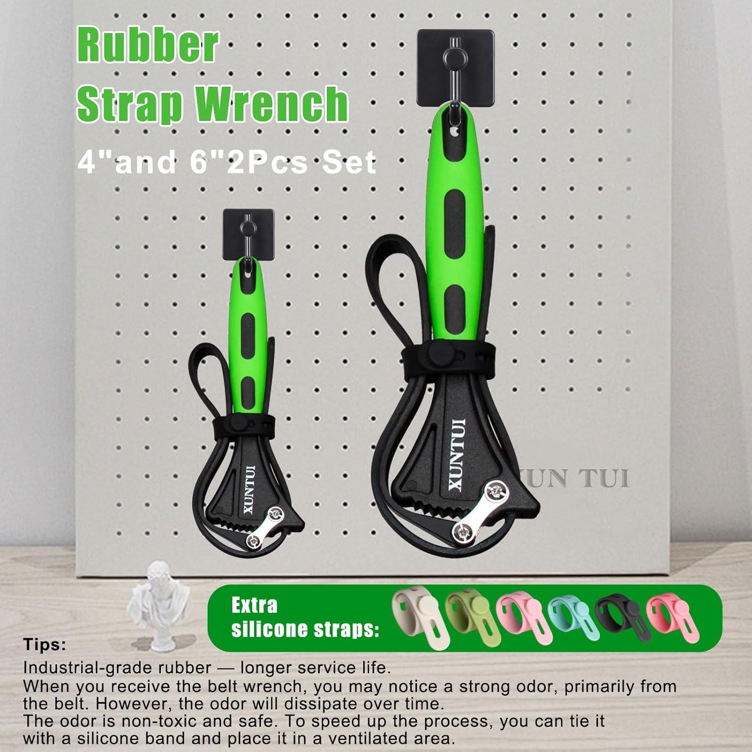 Juego de Llaves de Correa XUNTUI 2 Tamaños 10.16 cm y 15.24 cm