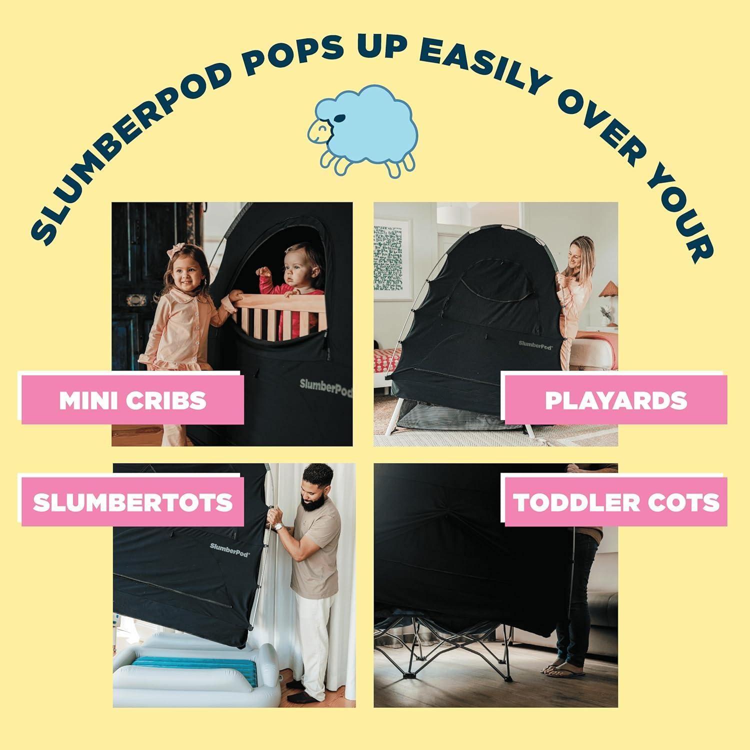 SlumberPod 3.0 Cubierta de Sueño para Bebés y Niños - Negro