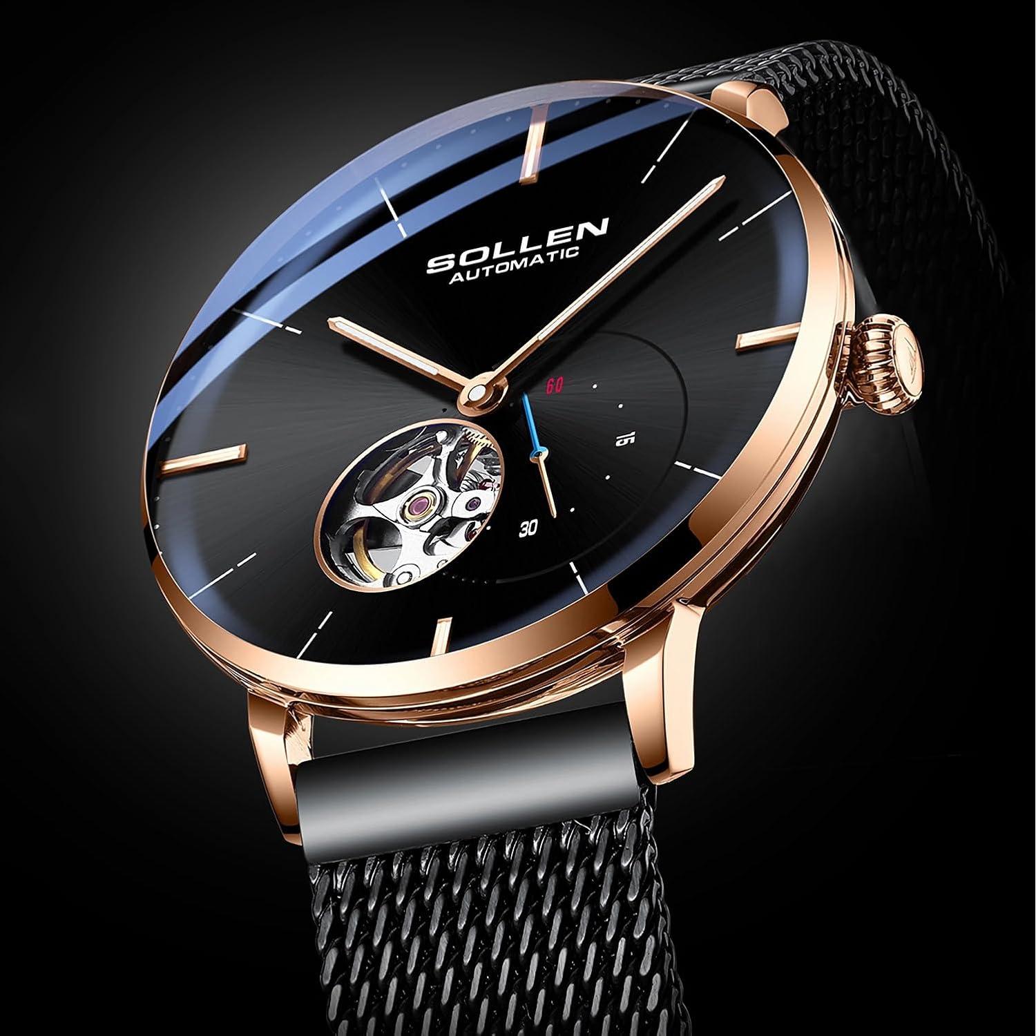 Reloj Automático SOLLEN KY305X-MDHM para Hombres, 42mm