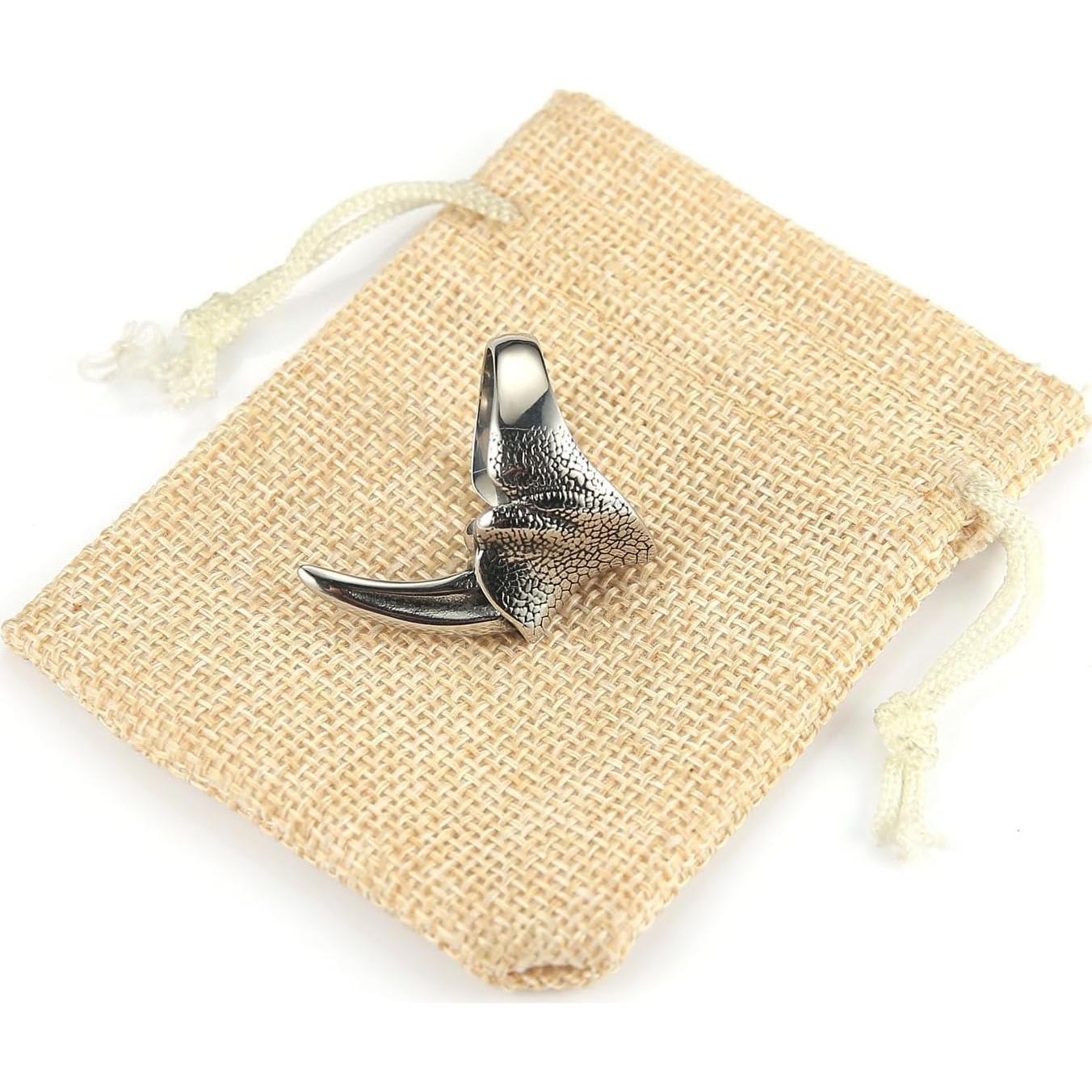 Anillo de Garra de Dragón HZMAN para Hombres en Acero Inoxidable