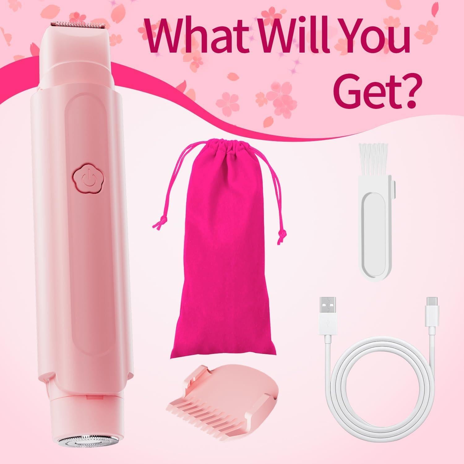 Recortadora de Bikini Naisvis 2 en 1 para Mujeres IPX7