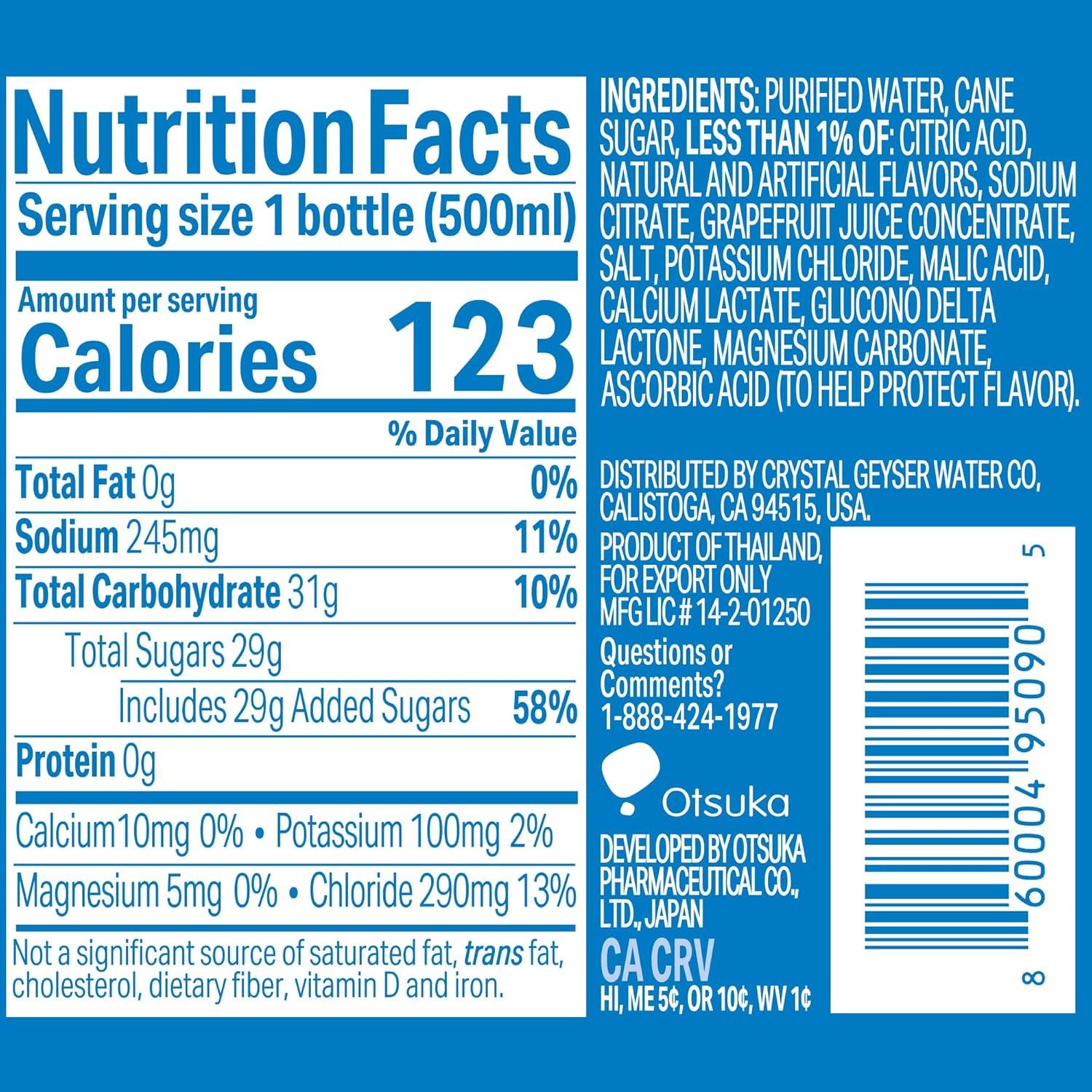 Pocari Sweat Bebida Hidratante 500 ml - Paquete de 12 Botellas