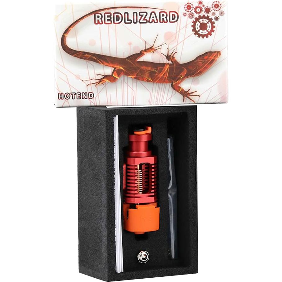 Hotend Red Lizard K1 V6 Cobre Chapado 0.4mm Compatible 3D