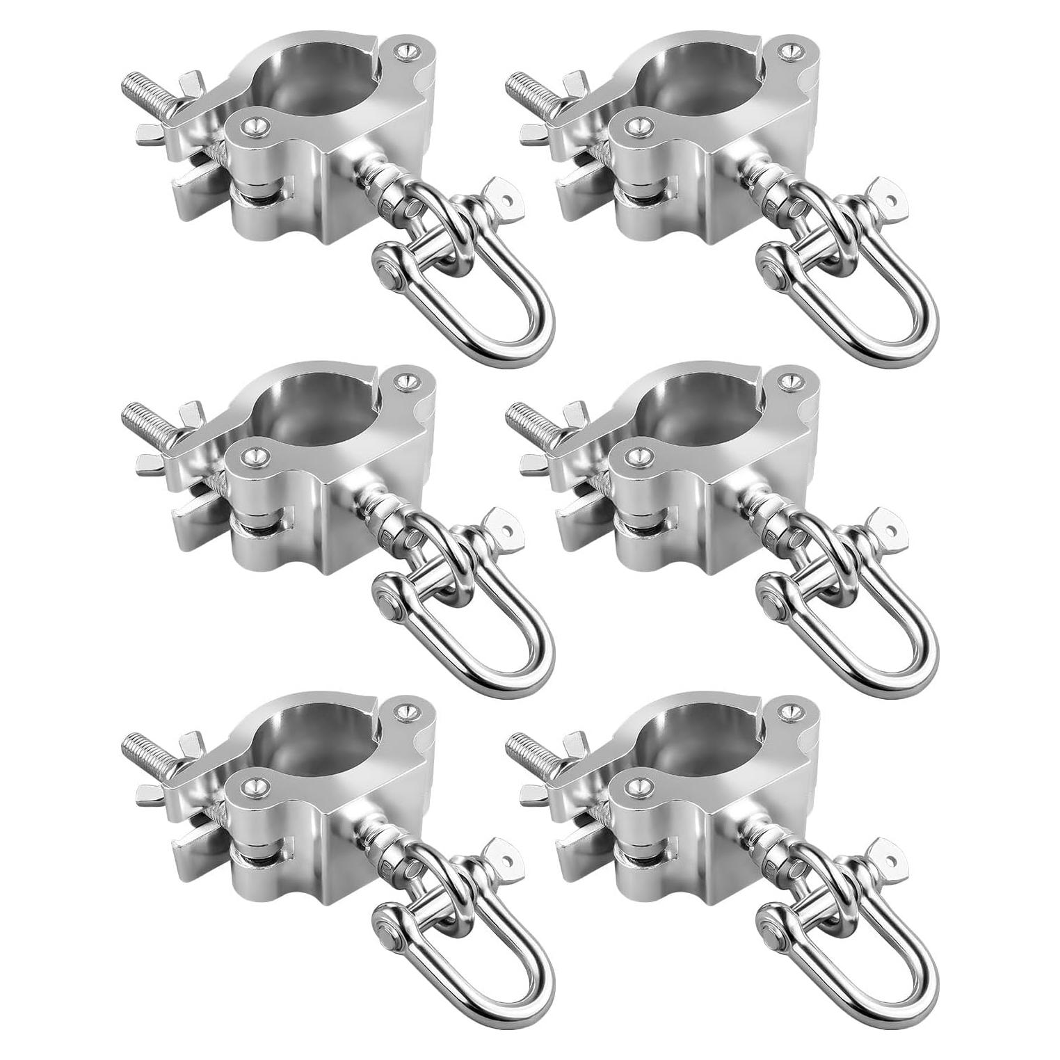 6 Abrazaderas O de Truss de Aluminio para Escenario 40-52mm