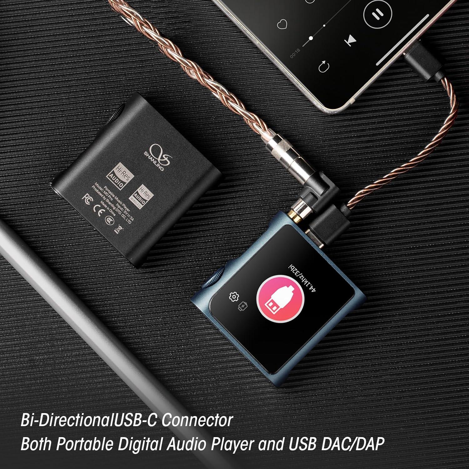 Reproductor MP3 SHANLING M0 Pro Bluetooth 5.0 2TB Azul