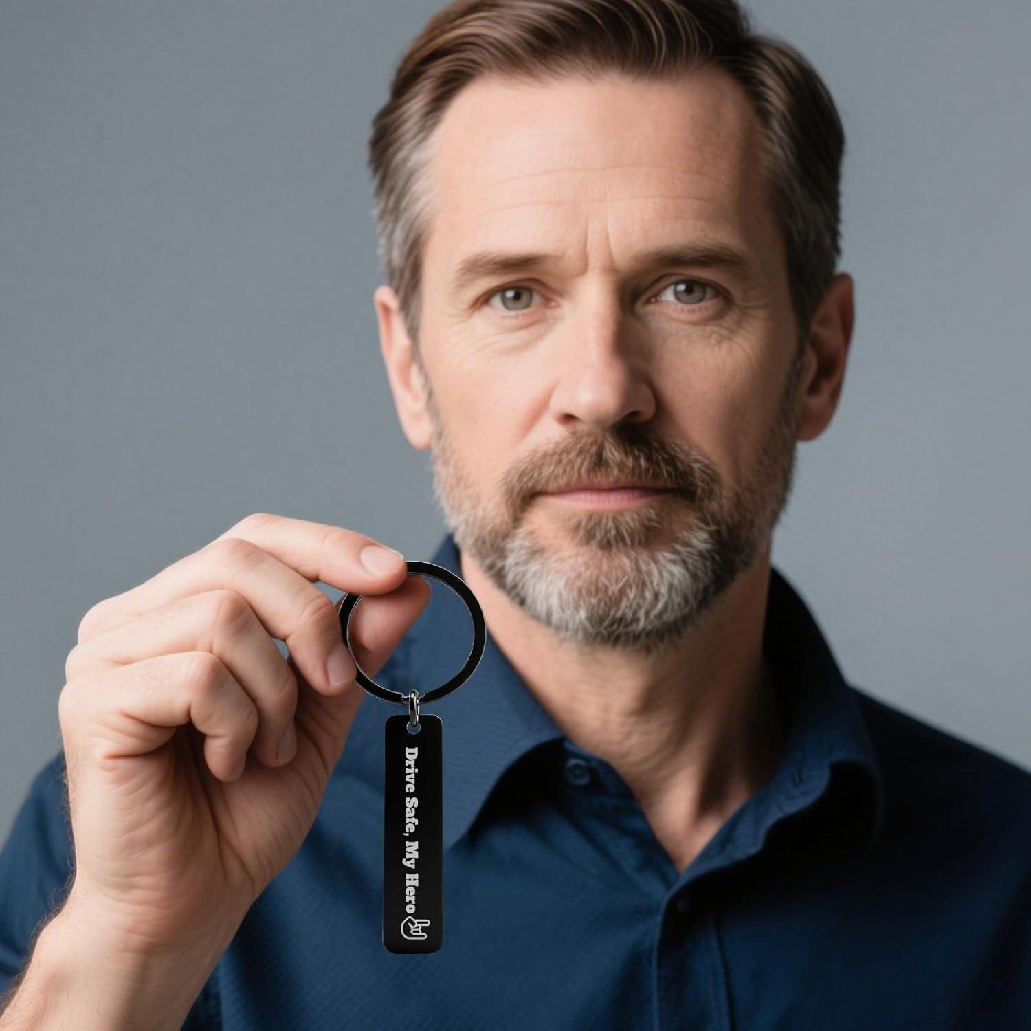 Llave Personalizada de Acero Inoxidable JUBOPE - Grabado Doble Cara