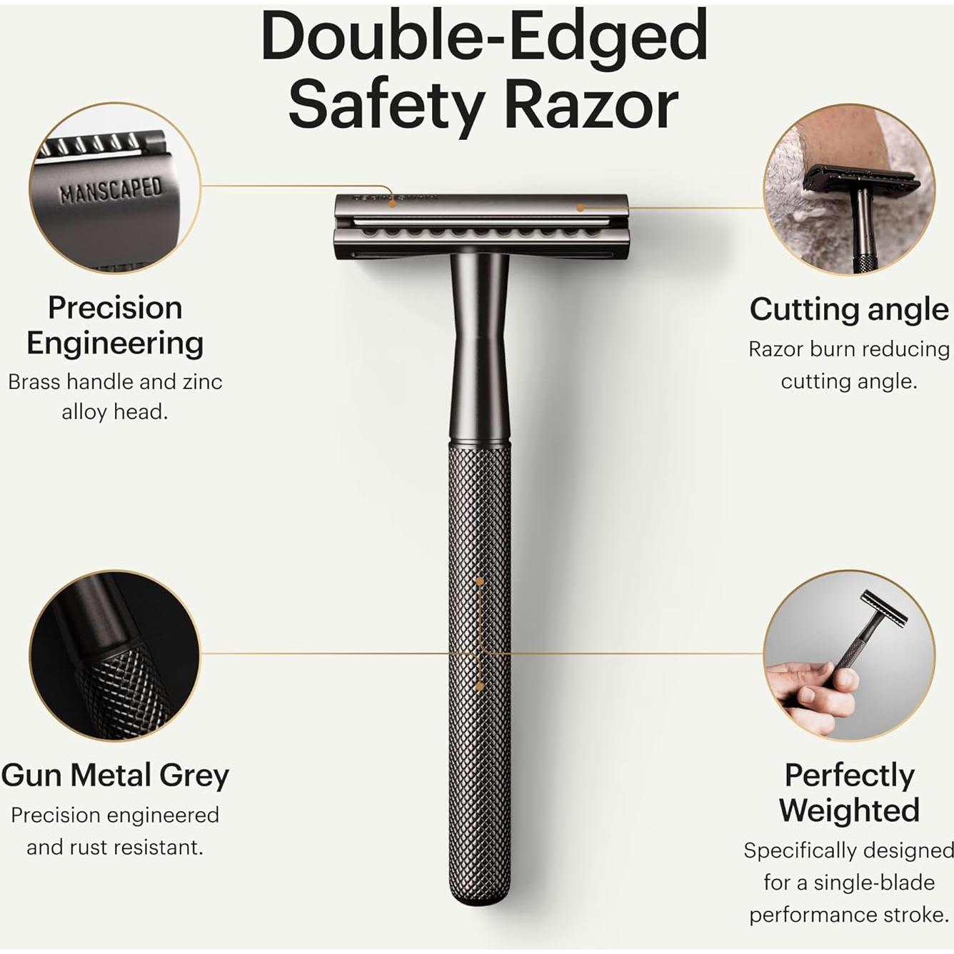 Maquinilla de Afeitar Doble Cuchilla MANSCAPED The Plow 2.0