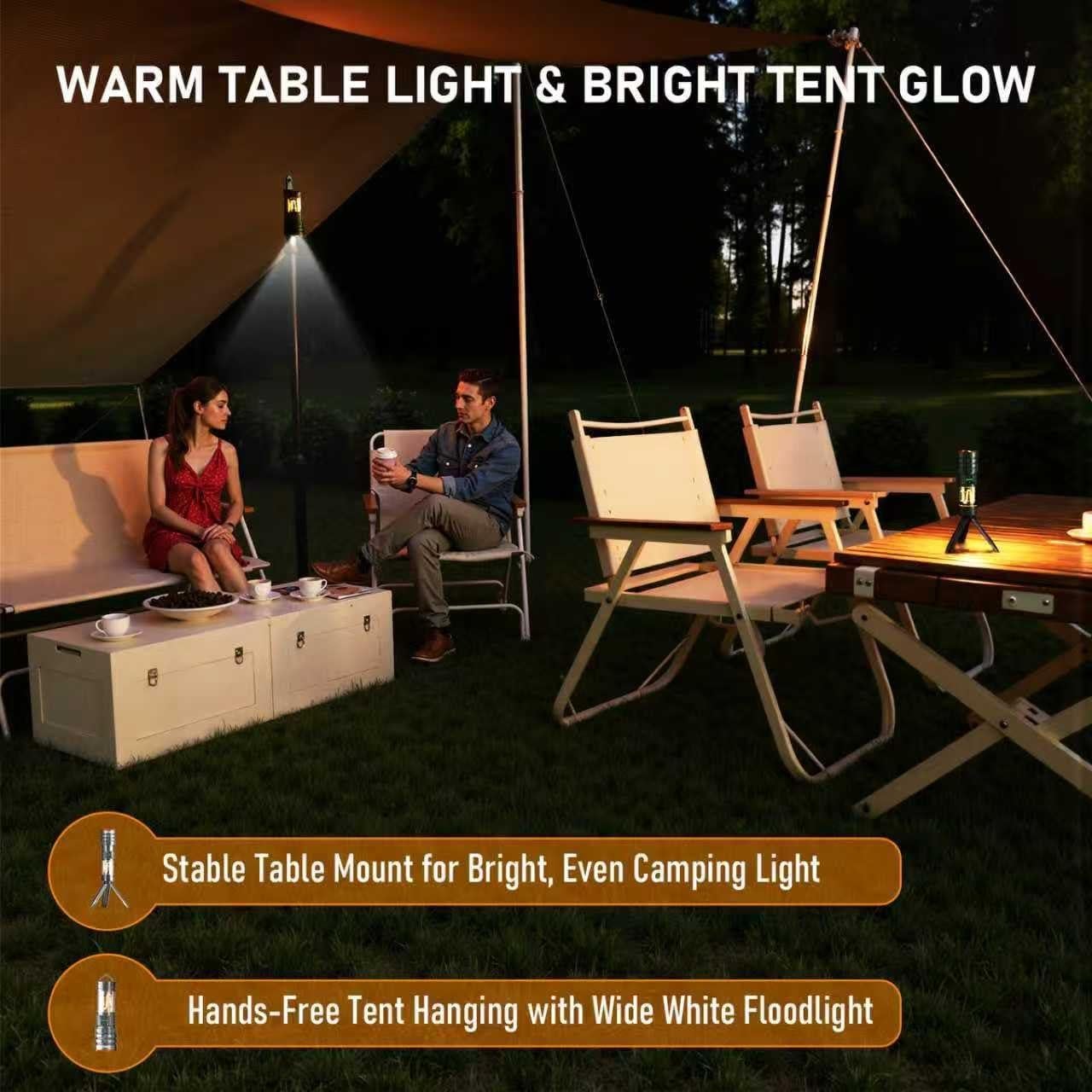 Linterna Táctica Recargable CLOVPO YS-1 10000 Lúmenes 11 Modos