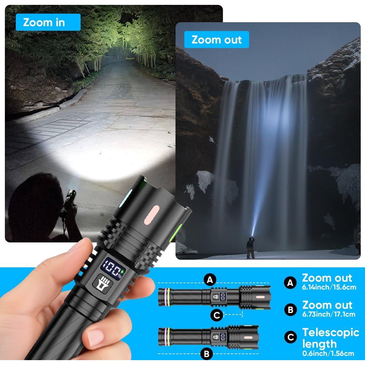 Linterna Recargable LED X.Store XF1588 15W 3 Modos IPX4