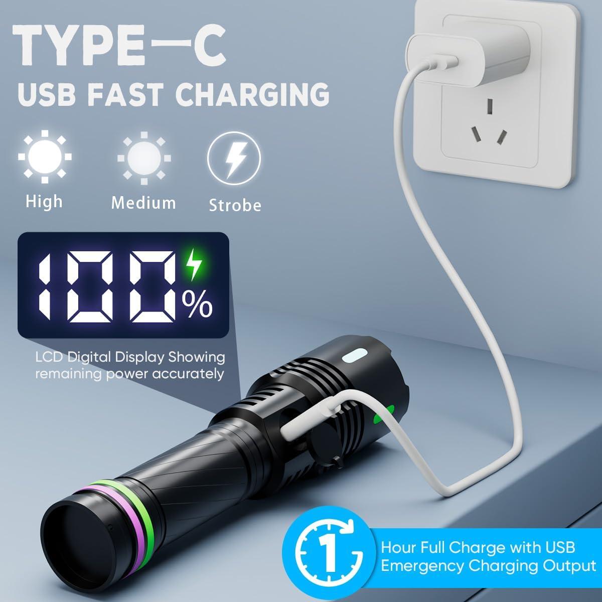 Linterna Recargable LED X.Store XF1588 15W 3 Modos IPX4