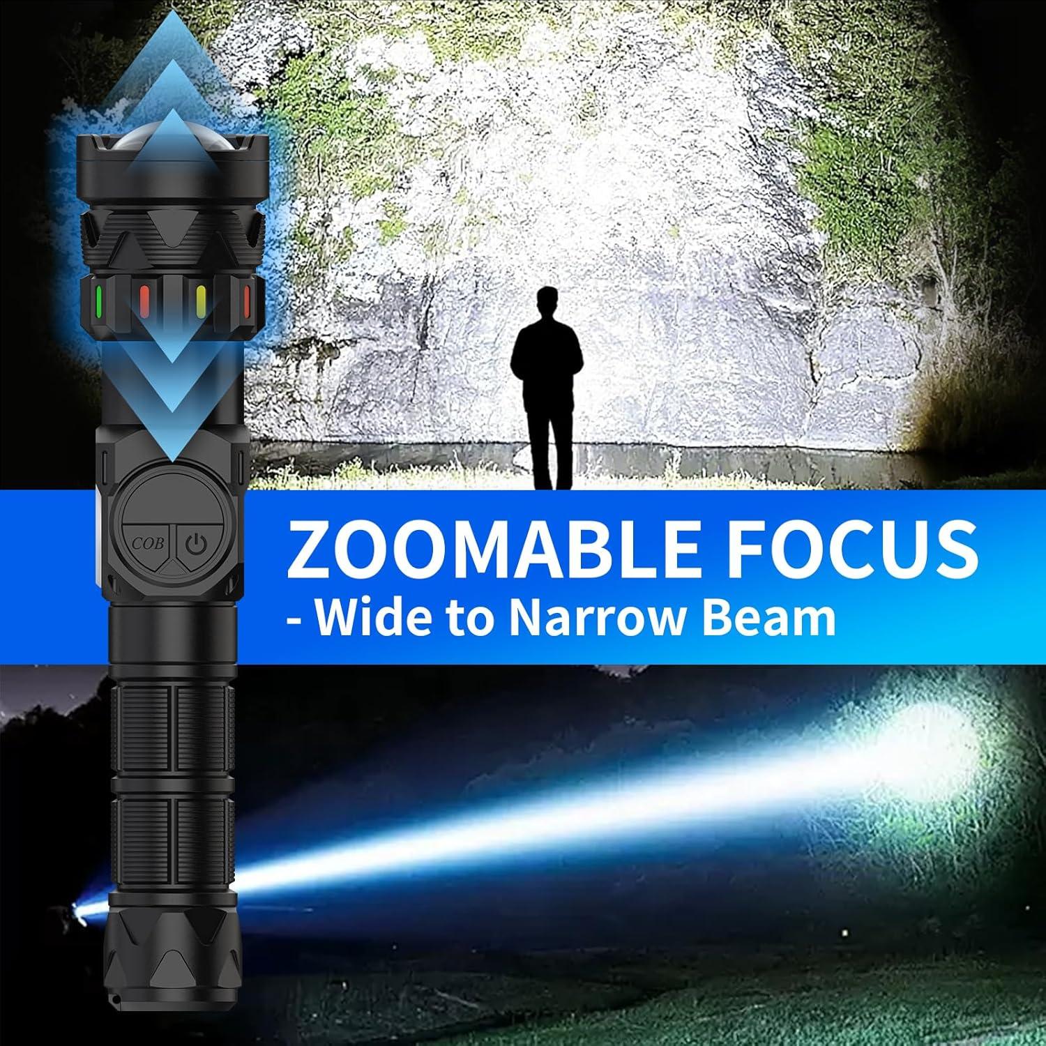 Linterna Recargable ESGOFO 10000 Lúmenes USB C 30h