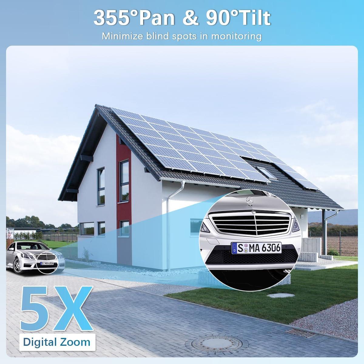 Sistema de Cámara de Seguridad WEILAILIFE 8MP 4K 90 Días