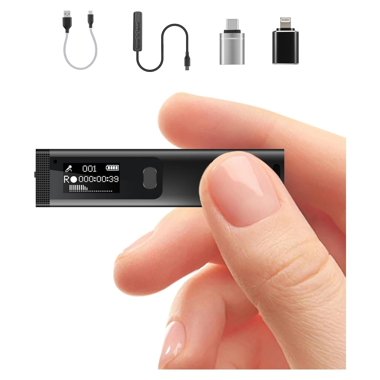 Grabadora de Voz Digital AKALULI L816 64GB con Reducción de Ruido