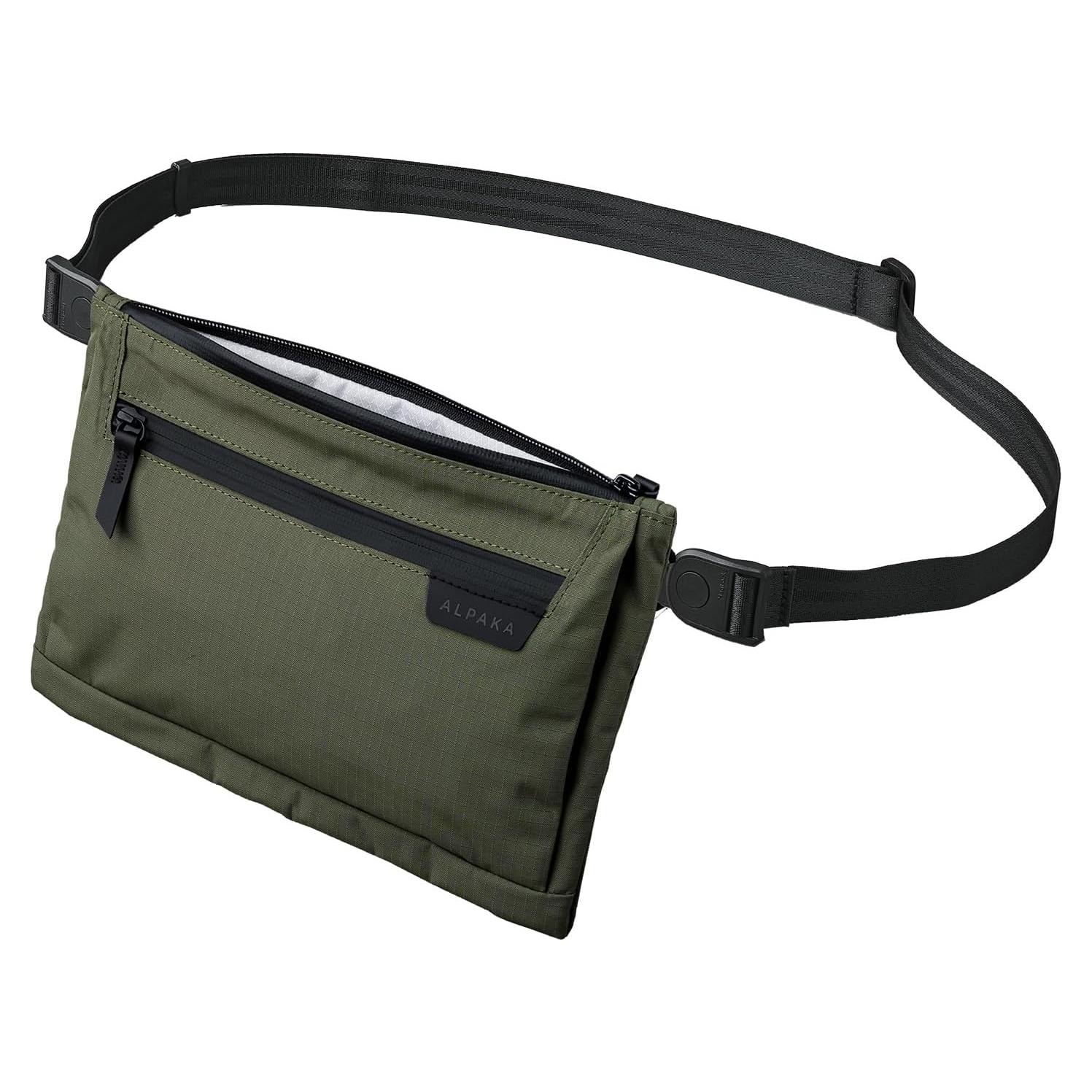 ALPAKA Zip Pouch Max V2 Verde 27x17.5cm Resistente al Agua