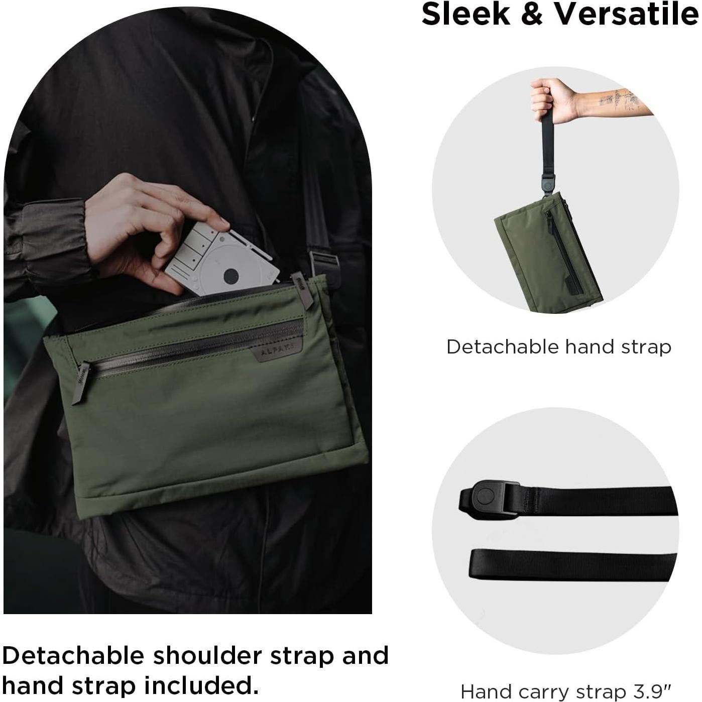 ALPAKA Zip Pouch Max V2 Verde 27x17.5cm Resistente al Agua