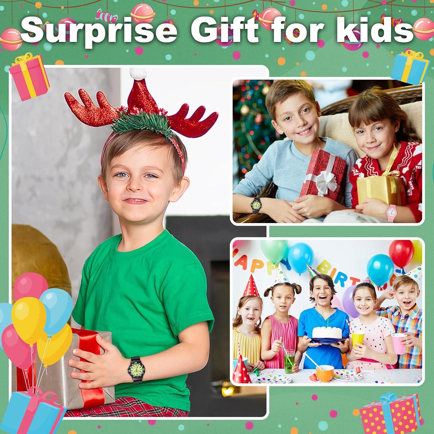 Reloj Analógico SOCICO para Niños 3-12 Años Impermeable