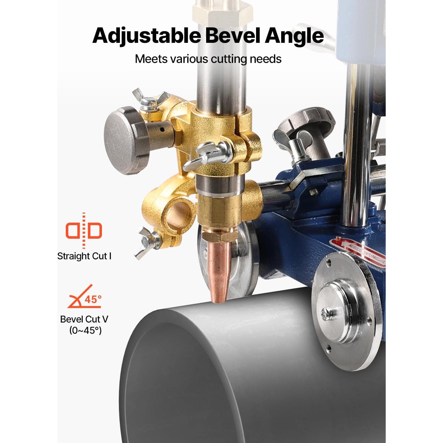 Cortador de Tubos Manual VEVOR CG2-11Y 0.2-2" 208.28 cm