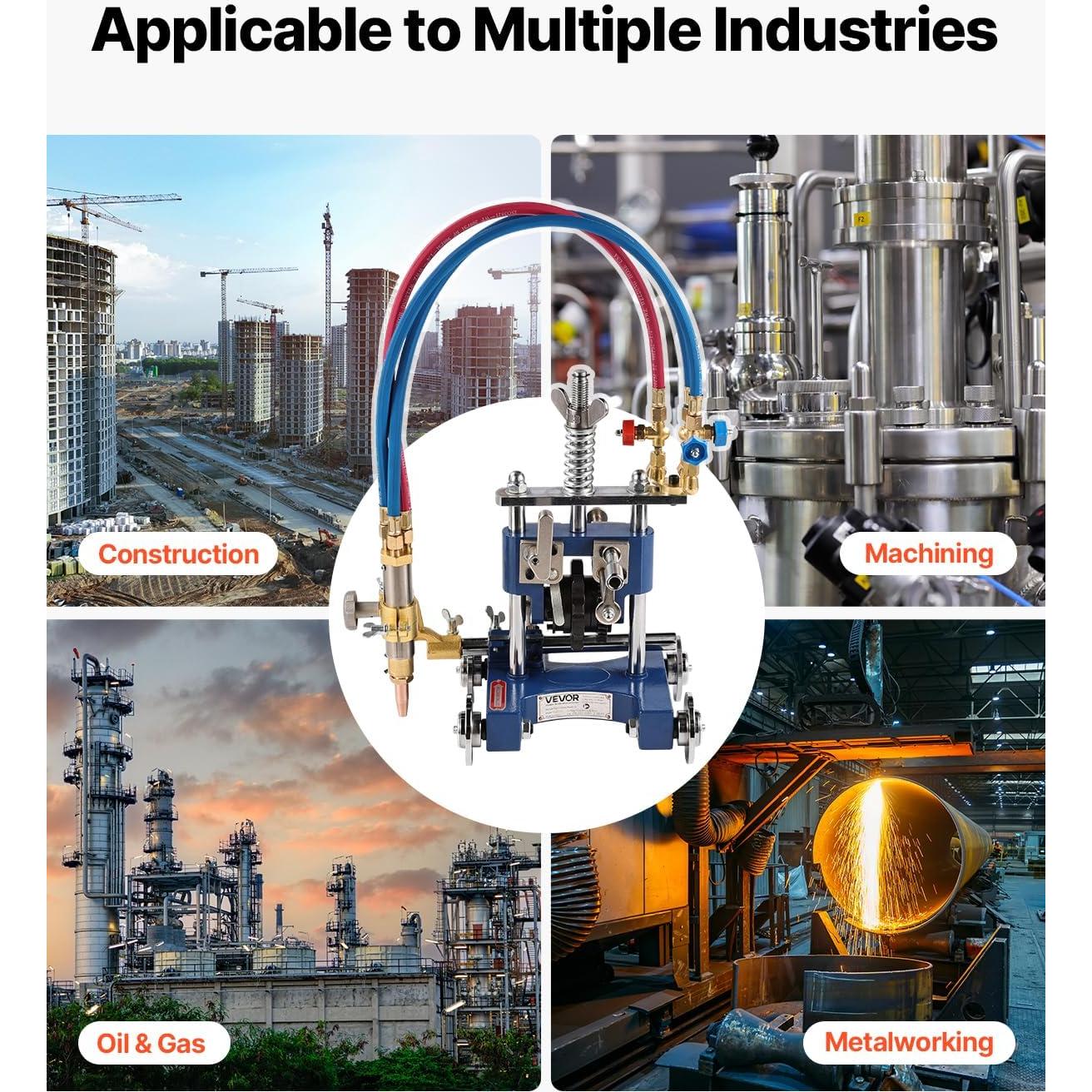 Cortador de Tubos Manual VEVOR CG2-11Y 0.2-2" 208.28 cm