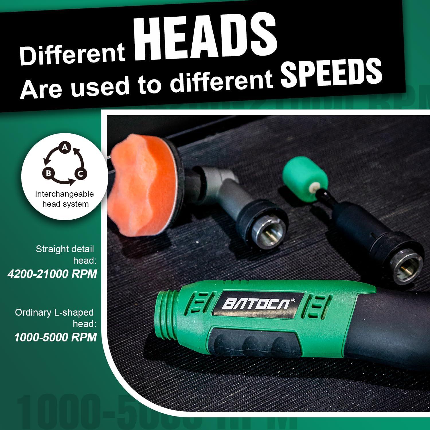 Pulidora Inalámbrica BATOCA S6 Mini 2 Baterías 12V 0.85kg