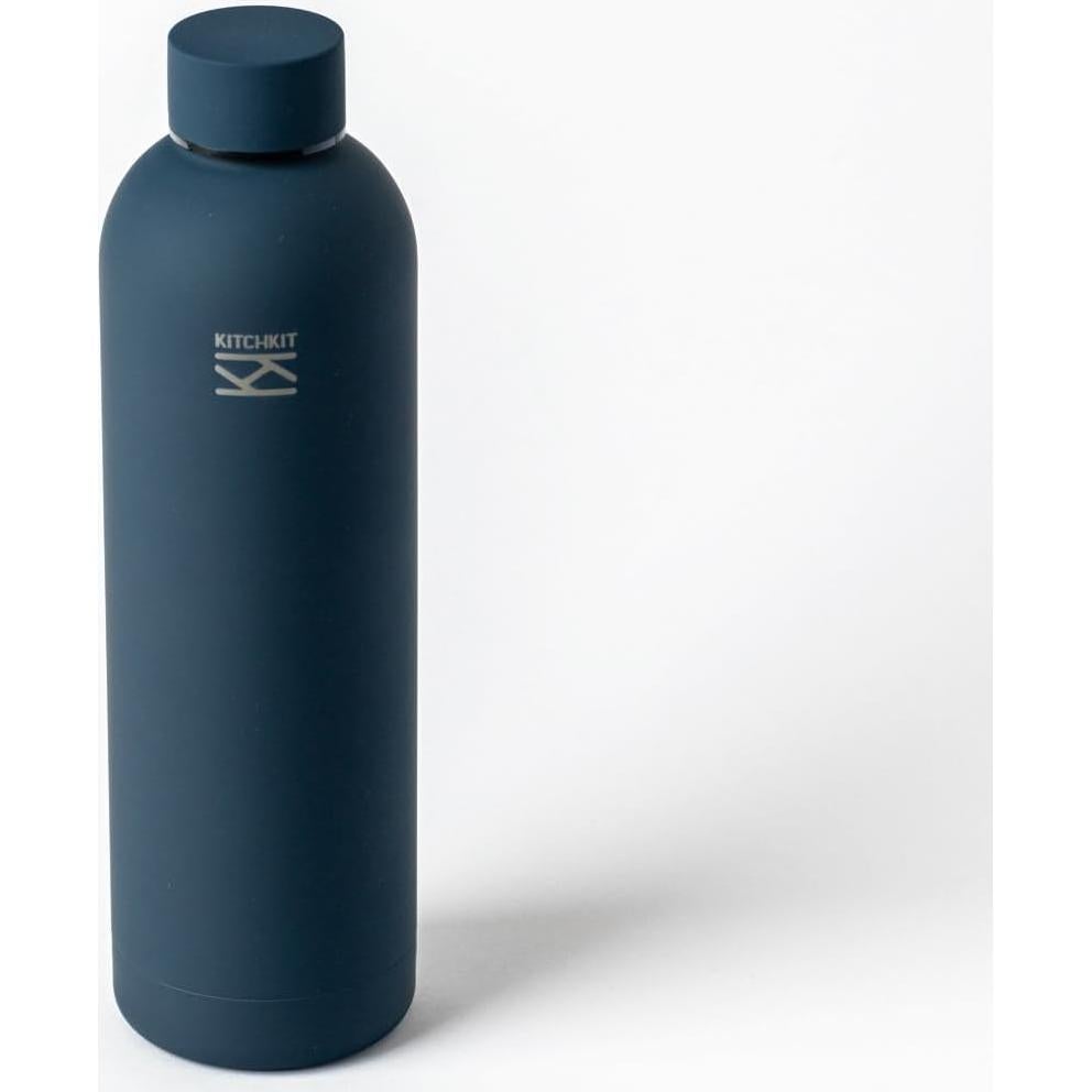 Botella de Agua Aislada KitchKit 750ml Acero Inoxidable Blanco