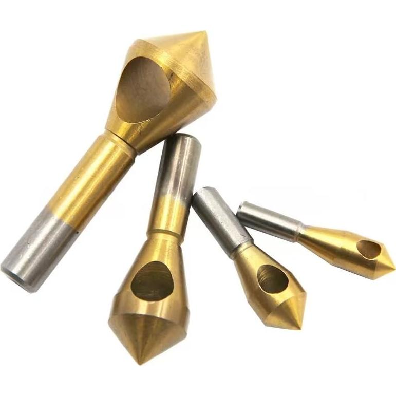 Juego de 4 herramientas de biselado GUDINGHENG 2-20mm Titanio