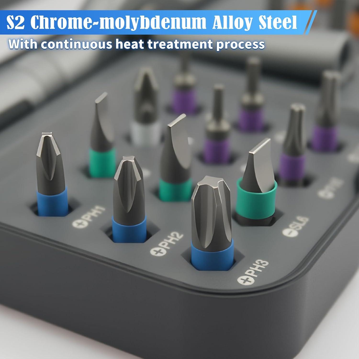 Juego de Destornillador Magnético 24 en 1 Dolcety - Kit de Precisión