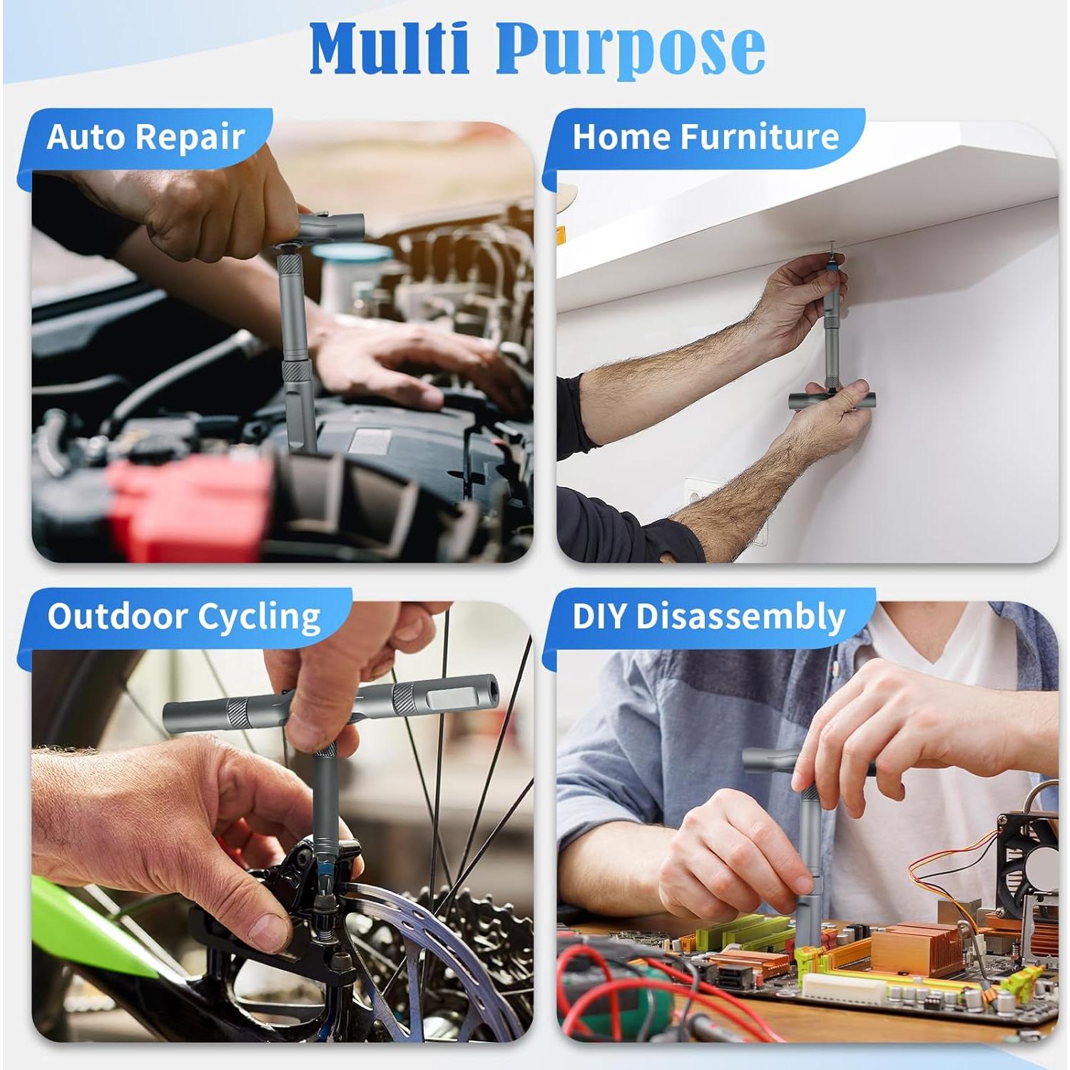 Juego de Destornillador Magnético 24 en 1 Dolcety - Kit de Precisión