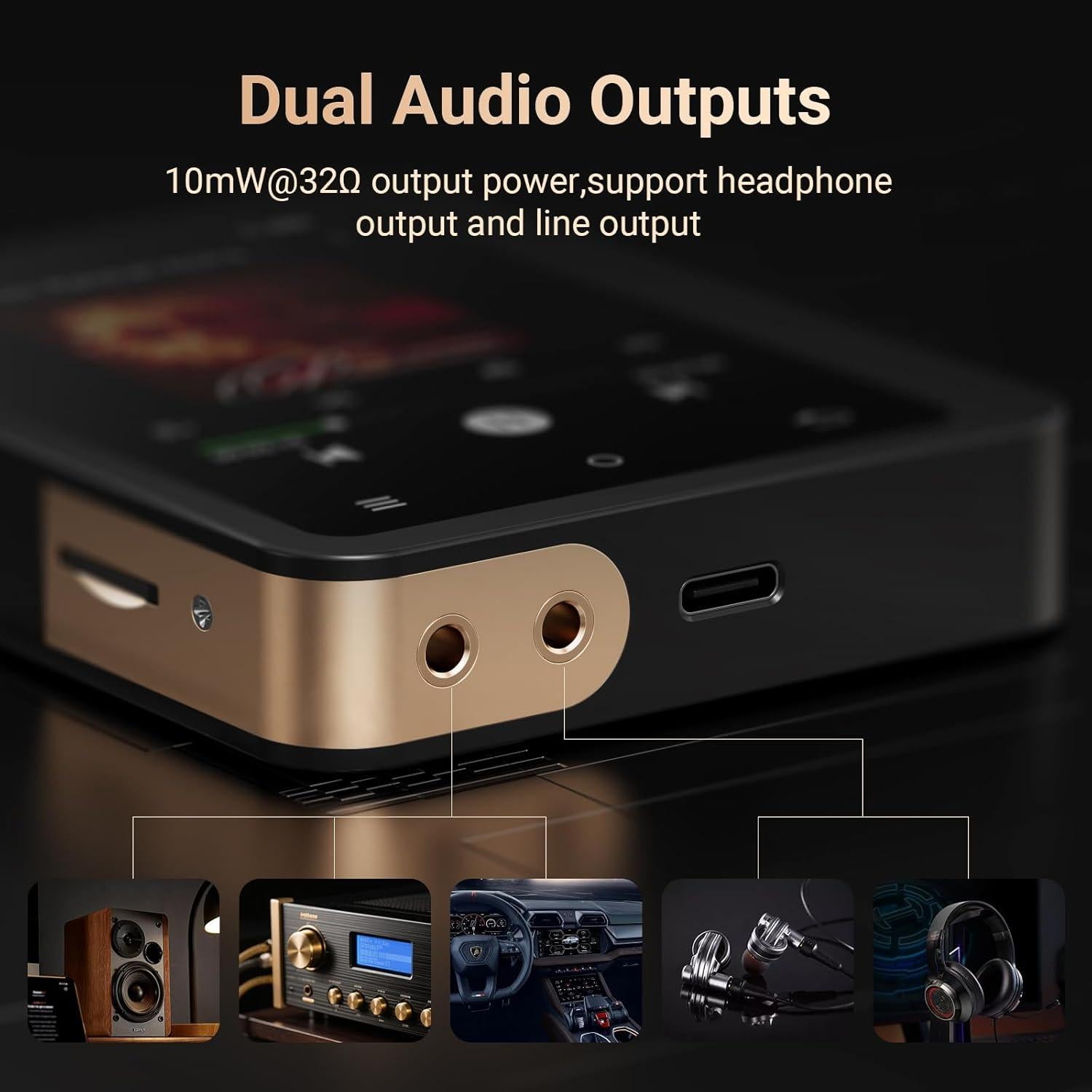 Reproductor MP3 HiFi MECHEN M33 128GB Bluetooth 5.3 2.8"