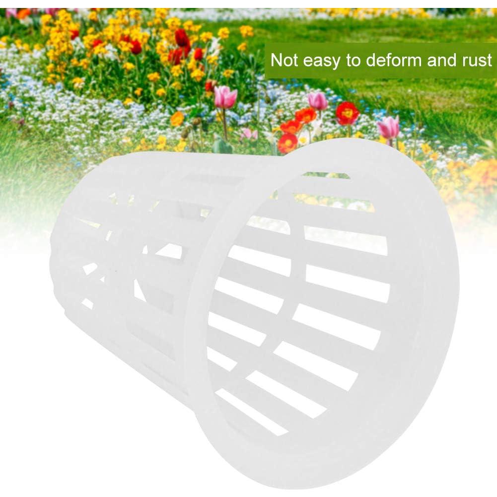 Canastas Hidropónicas 10 Pcs EBTOOLS 5.08 cm Plástico Blanco