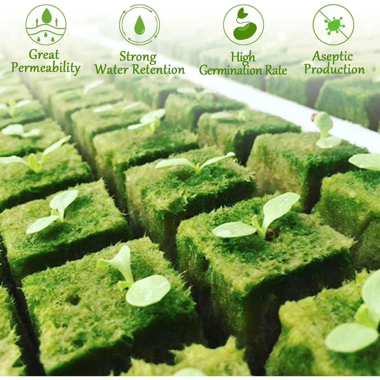 Cubos de Lana de Roca Legigo 5.08 cm para Germinación Hidropónica