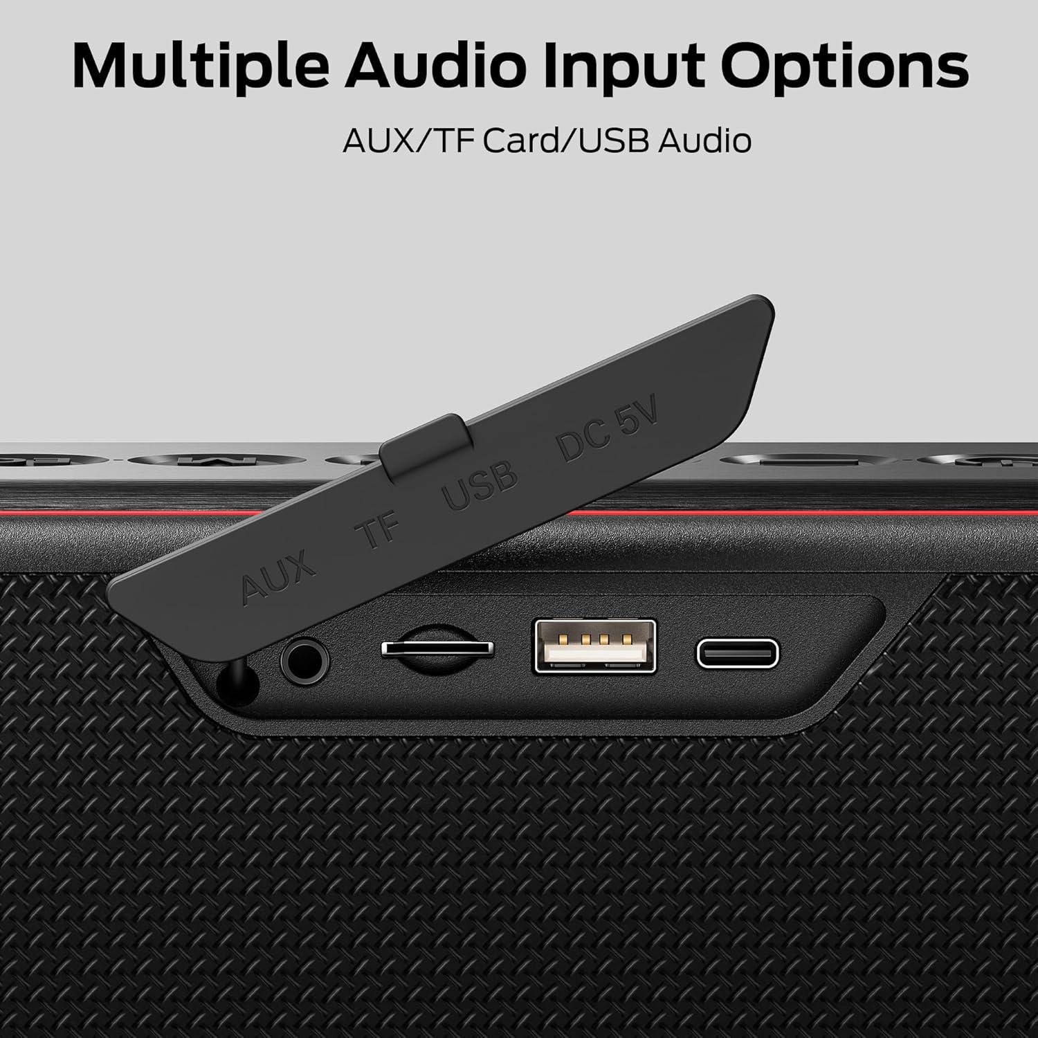 Altavoz Bluetooth Monster Shock Pro 100W Portátil Resistente Agua