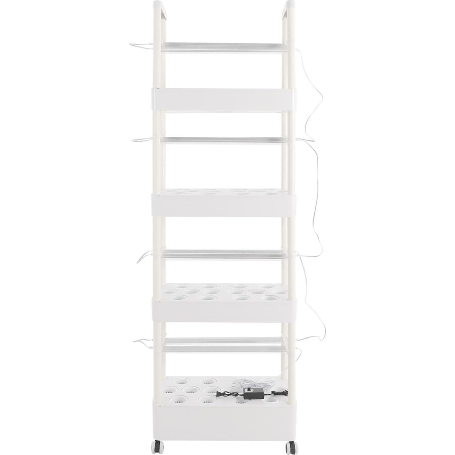 Sistema Hidropónico Vertical Fenorel 56 Plantas 4 Niveles LED 32L