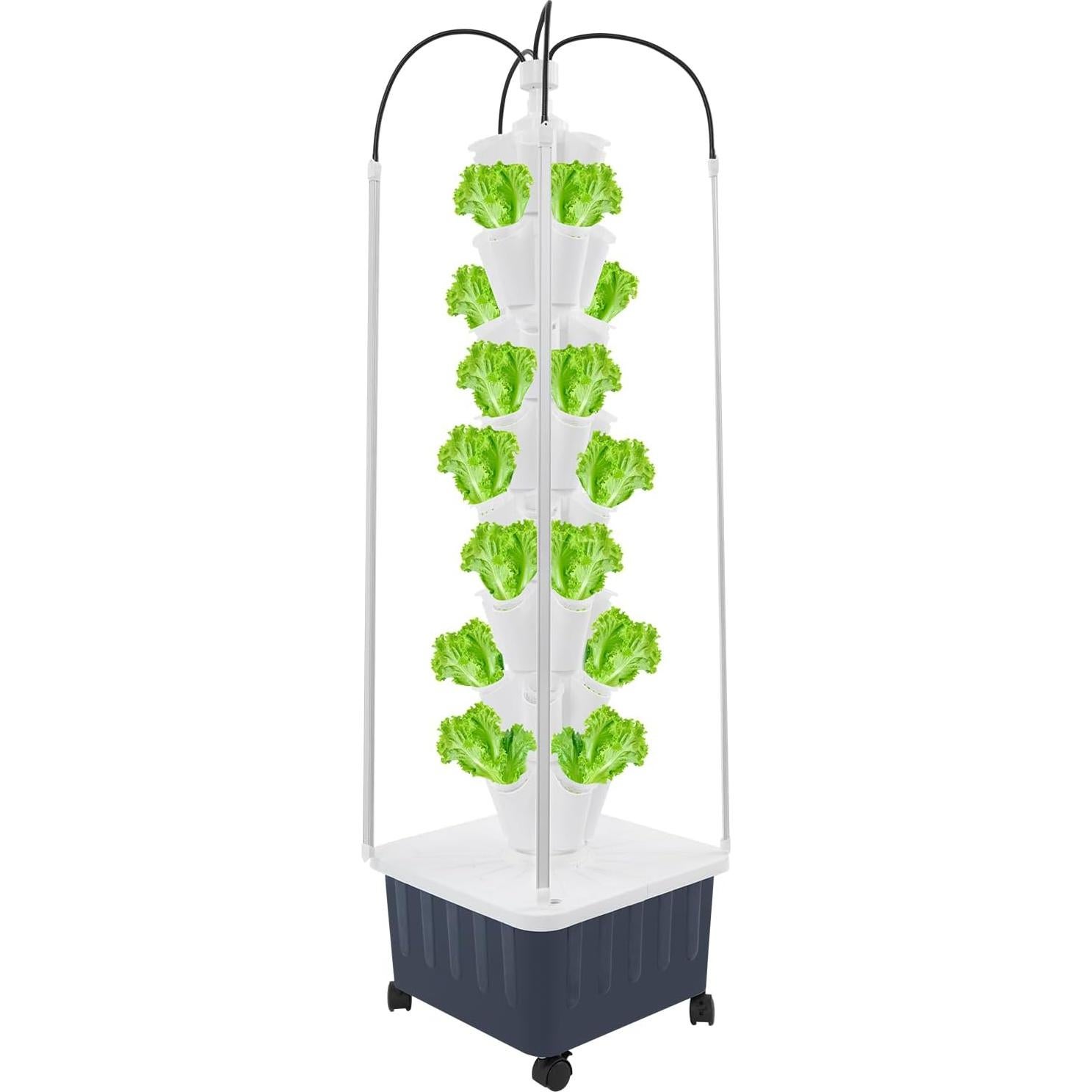 Sistema Hidropónico Inteligente BBinmine 40 Agujeros con LED