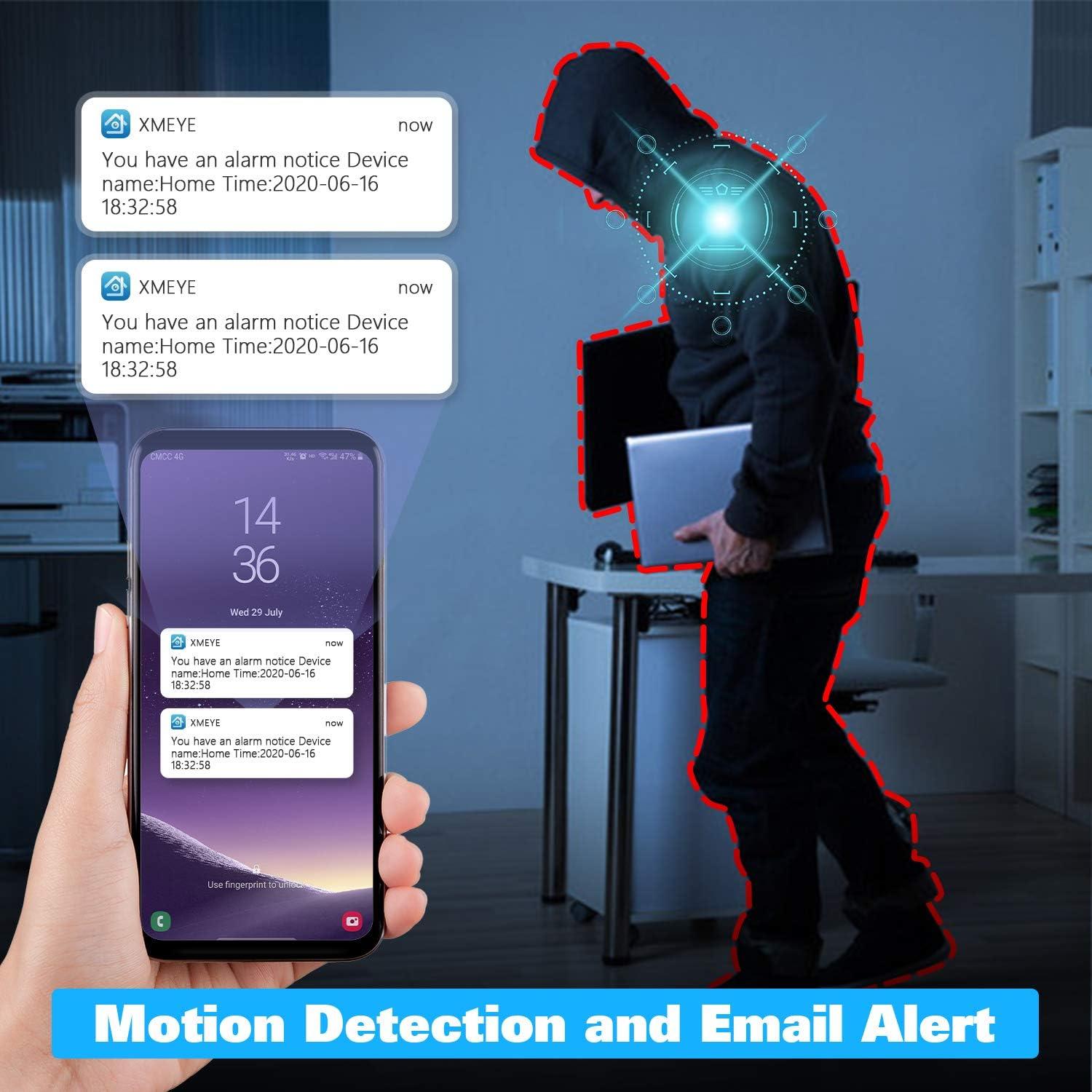 Sistema de Cámara de Seguridad Inalámbrica Genérico 4Cámaras + Monitor 12"